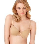 A smooth molded cup underwire bra that will look great under any tee shirt.