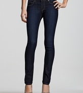 Rock these dark wash skinnies all year long for a streamlined look you can take from day to night.