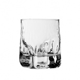 The Quartz barware pattern has a truly unique look with a square bottom and textured sides.