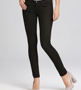 Paige Denim Jeans - Verdugo Supersoft Skinny Legging Jeans in Black Tencel