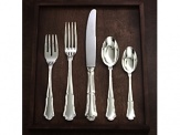 Traditional lines and stately floral skirt transcend time. Continental sized. Stunning Italian sterling designs bearing the 150-year old reputation of Wallace Silversmiths. Sterling Silver Flatware is not returnable or exchangeable.