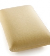 The right sleep starts with the right pillow. Featuring unique memory foam and ventilation channels, this pillow from Sealy relieves pressure by conforming to the head and neck and allows superior air flow for a fresh night's sleep. The traditional shape makes this ideal for all sleep positions.