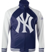 Your all-season all-star. Root for the home team (wherever you are) in this New York Yankees track jacket.