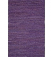 Present your home with gorgeous color, impeccable texture and striking design with the Matador area rug. Crafted in India, it features durable leather strips that are hand-woven in a cotton foundation to create a combination of supreme durability and aesthetically pleasing design.