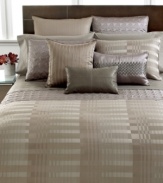 Dream details! The Hotel Collection Atrium sham adds an extra layer of comfort to your bed with a luxurious, quilted texture crafted with overlapping rayon, polyester and cotton fabrics. Zipper closure.