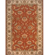A triumph of traditional design, this area rug by Momeni is inspired by the rarest Persian pieces -- the epitome of beauty for thousands of years. Made of sumptuously soft New Zealand wool, each piece is specially woven to enhance its antiqued appearance.