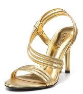 In a strappy silhouette, the Addie sandals from Lauren by Ralph Lauren add everlasting style to sophisticated soirées.