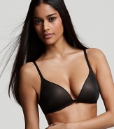 A little lift and a plunging neckline makes this wire free bra a sexy yet comfortable must-have addition to your intimates wardrobe.