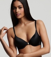 A luxuriously soft bra with flexible stretch foam cups and stitched down wire channels for a universal fit.