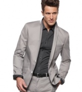 Button up your casual business look with this two-button blazer from INC.