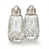 Classic dining table accessories from the most classic of collections, our Lismore salt and pepper shakers blend the brilliance of crystal and silver to create perfection on your table and on your plate. 4 high.