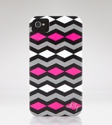 Add some uptown glamour to your gadget with Milly's zig-zag iPhone case. It's a perfect way to prep for your next call.