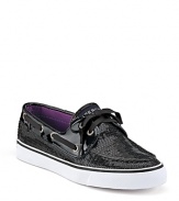 Add some shine to your sailing trips with these sequin-covered boat shoes from Sperry Top-Sider.