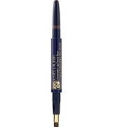 Versatile, double-ended pencil with twist-up color plus a lip brush. Versatile, double-ended pencil with twist-up color on one side, a lip brush on the other. Color tip is always perfectly shaped - never needs sharpening. Use the lip brush to apply your lipstick or other lipcolor. Creates a defined, professional look. Comes with an initial color cartridge plus one refill. Additional refills available. PENCIL ME IN For longer-lasting lipcolor, fill in entire lip area with pencil, then top it off with your favorite lipstick.