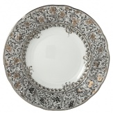 Hailing from the legendary region of Limoges, France, Bernardaud has been crafting fine porcelain creations of exquisite beauty for over 100 years. With no attention to detail spared, this 19th century-inspired design features opulent platinum accents that evoke the formal occasions of yesteryear.