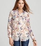 Gerard Darel Butterfly Printed Blouse