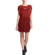THE LOOKAllover open knit mesh constructionDolman sleevesPullover styleTHE FITAbout 35 from shoulder to hemTHE MATERIALRamie/cottonCARE & ORIGINHand washImportedModel shown is 5'10 (177cm) wearing US size 4. Please note: slip not included. 