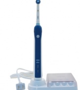 With 40,000 pulsations and 8,800 oscillations per minute, this professional toothbrush gives you the deep clean your gums and teeth need. A two-minute timer with 30 second intervals ensures that every portion of your mouth will get its fair share of brushing, and 3 customized brushing modes make this toothbrush a fit for every smile. 2-year limited warranty. Model PC3000. Includes pack in mail in rebate of 50% off.