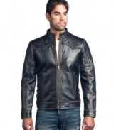 Rock this Affliction jacket for a legendarily cool look this season.