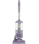 Get the dirt! Incredible suction that never fades couples with a lightweight construction that takes on carpets and bare floors for a versatility that lasts and lasts. Anti-allergen technology utilizes swivel steering to trap over 99.9% of hard-to-capture dust and allergens inside the vacuum. 1-year limited warranty. Model NV352.