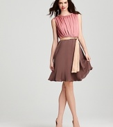 Escada Dress - Denise Silk Color Block Party