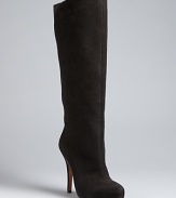 The height of elegance in sensual suede, these Enzo Angiolini boots stand tall with workwear or dressed-up styles.