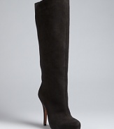 The height of elegance in sensual suede, these Enzo Angiolini boots stand tall with workwear or dressed-up styles.