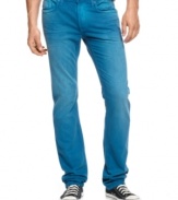 Need a cure for the blues? Try these skinny-fit jeans from Buffalo David Bitton Jeans as your summer style remedy.