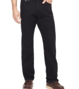 Go dark. These jeans from Nautica dials your wardrobe of blues back to black.