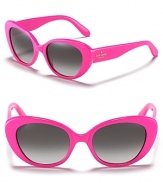 Channel sixties starlets with cat eye sunnies from kate spade new york.