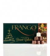 Bring out extra goodies this holiday season when you unwrap this Limited Edition Holiday Dessert Collection box of chocolates from Frango. Perfect as a gift or as a surprise after-dinner treat, Frango's chocolates are meant to be shared and savored together.