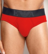Get briefed on great underwear style with this pair from Emporio Armani.