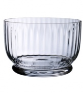 Villeroy & Boch brings contemporary style to your home with this New Cottage bowl, featuring a stately silhouette detailed with beveled edges. Finished in elegant crystal.