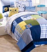 Who lives in a pineapple under the sea? Spongebob Squarepants adds a playful look to your space in this fun sheet set from Jay Franco. Features the one and only Spongebob all in bright colors your kids will love.