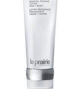 This moisturizing self-tanner tans your skin slowly and subtly resulting in an even, natural, sun kissed tan. Formulated with a delicate fresh scent and lightweight, non-greasy touch, Gradual Self Tanning Lotion is ideal for those who wish to maintain a healthy, golden glow every day of the year. 6 oz. 