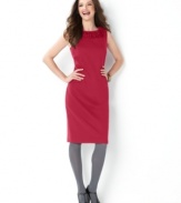 Look good while doing good in this simple sheath dress from Charter Club. A portion of proceeds benefit American Heart Association's Go Red For Women movement!
