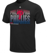 Everything but the foam finger. You'll be all set to root for your Philadelphia Phillies in this comfy t-shirt from Majestic.