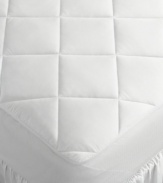 Finally, a mattress pad that stays in place! Featuring a stretch ReliaGrip® skirt and generous hypoallergenic fill, the Best Fit(tm) mattress pad from Sealy® wraps snugly around your mattress for a secure fit. Also boasts plush 8 oz. fill and a 300-thread count cotton top.