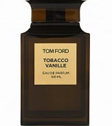 A smooth oriental, Tobacco Vanille has opulent essences of tobacco leaf and aromatic spice notes. The heart unfolds with creamy tonka bean, tobacco flower, vanilla and cocoa, and finishes with a dry fruit accord, enriched with sweet wood sap. Presented in the iconic Private Blend packaging, dark brown glass flacon with a sleek, architectural look and the ease and convenience of a spray.