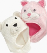 It'll be hard to bear how adorable she'll look in one of these animal hats from First Impressions.