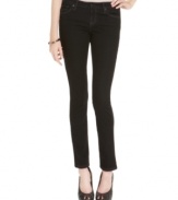 It's a blackout! Jessica Simpson's black jeggings give you a lean silhouette - perfect for pairing with girly tunic tops!