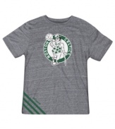 Sport your favorite team's gear with this court-ready Boston Celtics tee from adidas.