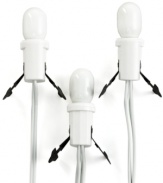 Illuminate any holiday scene with timeless white lights from Department 56. With switched cords and bulbs.