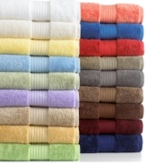 Experience spa luxury with Greenwich bath towels. Woven to boost absorbency and warmth, grow fluffier with every wash, and provide exceptional softness without weighing you down, this innovative cotton design turns your bath into a lavish retreat.