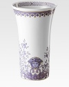 Inspired by the distinguished style of the French Royal Court of Louis XIV, this porcelain collection features the kind of elegance that could only come from the House of Versace. From the Le Grand Divertissement CollectionPorcelain13½ highHand washMade in Germany