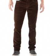 These Royal Premium Denim pants have a flattering slim fit and classic corduroy styling.