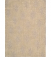 Superbly subtle designs in soft, earthy tones give an organic feel to this elegant area rug. Hand tufted from 100% natural wool, this plush Calvin Klein rug is crafted using the cut-and-loop pile technique that creates a unique matte surface texture.