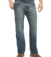 Skinny not your style? Give yourself room to move in these comfortable, loose-fit jeans from Nautica.