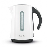 The Breville Soft Top™ kettle is perfect for quickly heating water for tea, instant beverages, hot chocolate or even oatmeal. The soft see-through lid and dual water viewing windows make it easy to see when it's time for a refill.