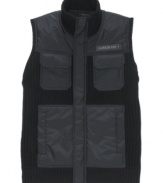 The perfect piece to layer on any look, this Calvin Klein vest is sleek and streamlined for the weekend.